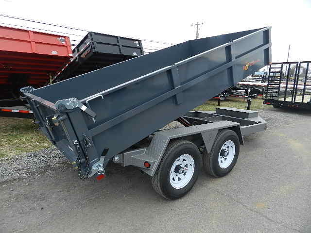 BWise 6x12 Dump Trailer w Combo Gate & Ramps (10K GVWR) 4 BWise 6x12 Dump Trailer w Combo Gate & Ramps (10K GVWR) - Image 4