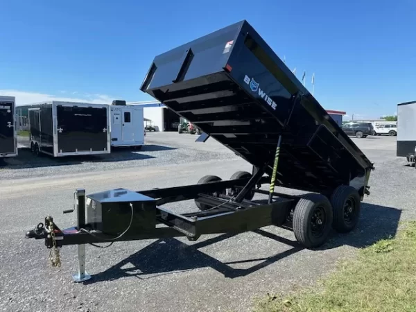 BWise 6x12 Dump Trailer w Combo Gate & Slide-Out Ramps (10K GVWR) 2 BWise 6x12 Dump Trailer w Combo Gate & Slide-Out Ramps (10K GVWR) - Image 2