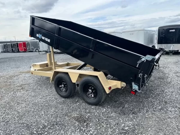 BWise 6x12 Low Profile Dump Trailer w Hydraulic Power Jack (10K) 2 BWise 6x12 Low Profile Dump Trailer w Hydraulic Power Jack (10K) - Image 2