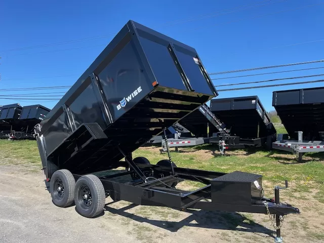BWise 6x12 Dump Trailer w/ High Sides & Slide Out Ramps (10K GVWR) 2 BWise 6x12 Dump Trailer w/ High Sides & Slide Out Ramps (10K GVWR) - Image 2