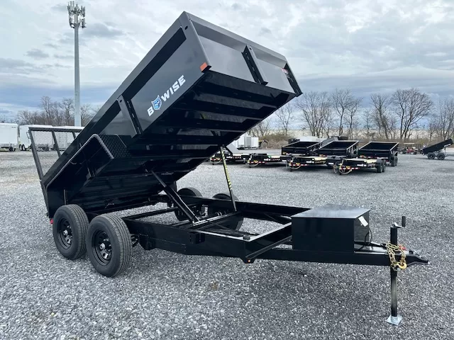 BWise 6x12 Dump Trailer w Landscape Ramp Gate (10K GVWR) 5 BWise 6x12 Dump Trailer w Landscape Ramp Gate (10K GVWR) - Image 5