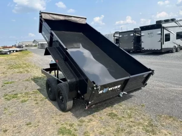 BWise 6x12 Low Profile Dump Trailer w Tarp Kit (10K GVWR) 4 BWise 6x12 Low Profile Dump Trailer w Tarp Kit (10K GVWR) - Image 4