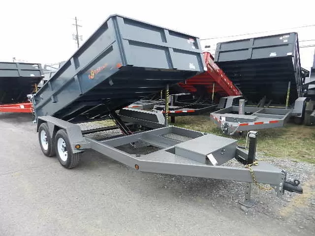 BWise 6x12 Dump Trailer w Combo Gate & Ramps (10K GVWR) 1 BWise 6x12 Dump Trailer w Combo Gate & Ramps (10K GVWR)