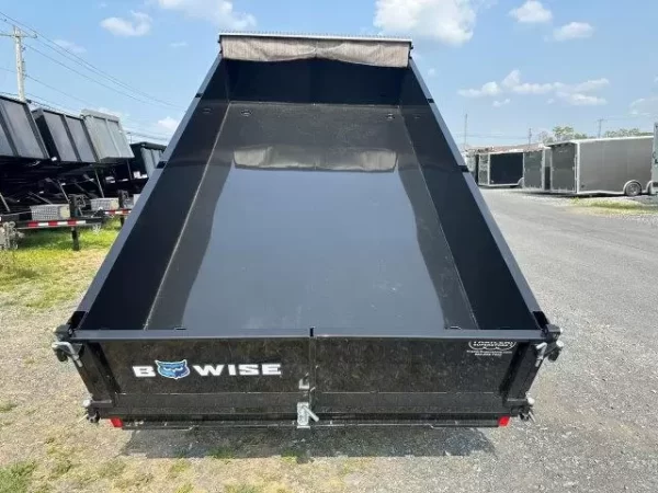 BWise 6x12 Low Profile Dump Trailer w Tarp Kit (10K GVWR) 2 BWise 6x12 Low Profile Dump Trailer w Tarp Kit (10K GVWR) - Image 2