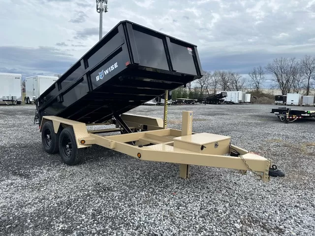 BWise 6x12 Low Profile Dump Trailer w Hydraulic Power Jack (10K) 7 BWise 6x12 Low Profile Dump Trailer w Hydraulic Power Jack (10K) - Image 7
