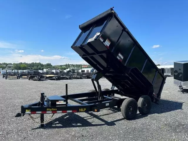 Big Tex 7x14 Dump Trailer w 4′ Solid Steel Sides (High Volume) 3 Big Tex 7x14 Dump Trailer w 4′ Solid Steel Sides (High Volume) - Image 3