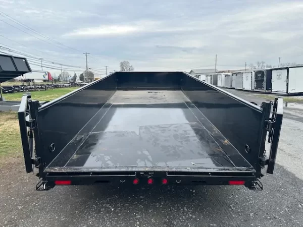 Big Tex 7x16 Gooseneck Dump Trailer w Combo Gate & Ramps 2 Big Tex 7x16 Gooseneck Dump Trailer w Combo Gate & Ramps - Image 2