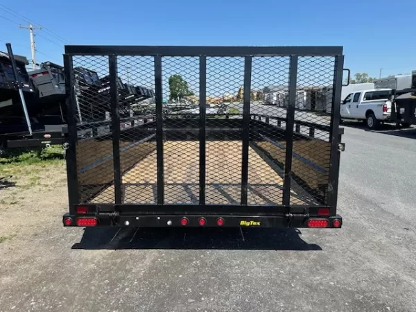 Big Tex 7x16 Utility Trailer w 2′ Solid Steel Sides 5 Big Tex 7x16 Utility Trailer w 2′ Solid Steel Sides - Image 5