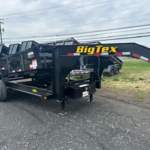 Big Tex 7x16 Gooseneck Dump Trailer w Combo Gate & Ramps