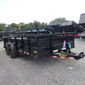 Big Tex 7x16 Landscape Utility Trailer w Solid Steel Sides