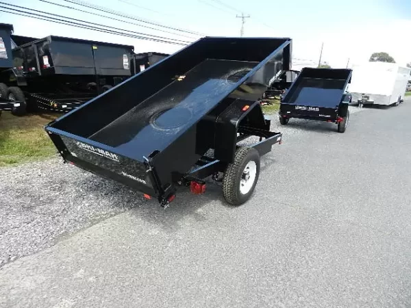 BWise 5x10 Low Profile Dump Trailer w Spreader Gate (5K GVWR) 1 BWise 5x10 Low Profile Dump Trailer w Spreader Gate (5K GVWR)