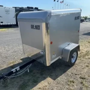 Car Mate 4x6 Enclosed Cargo Trailer w Single Rear Door