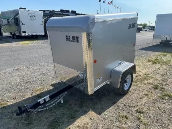 Car Mate 4x6 Enclosed Cargo Trailer w Single Rear Door 1 Car Mate 4x6 Enclosed Cargo Trailer w Single Rear Door