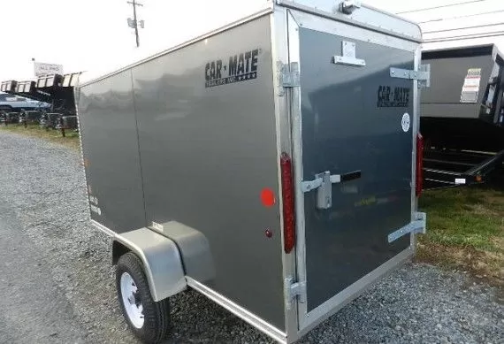 Car Mate 4x8.5 Enclosed Cargo Trailer – Screwless Exterior 3 Car Mate 4x8.5 Enclosed Cargo Trailer – Screwless Exterior - Image 3