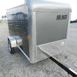 Car Mate 4x8.5 Enclosed Cargo Trailer – Screwless Exterior