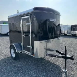 Carry On 5x8 Enclosed Cargo Trailer w Ramp Door & Side Door