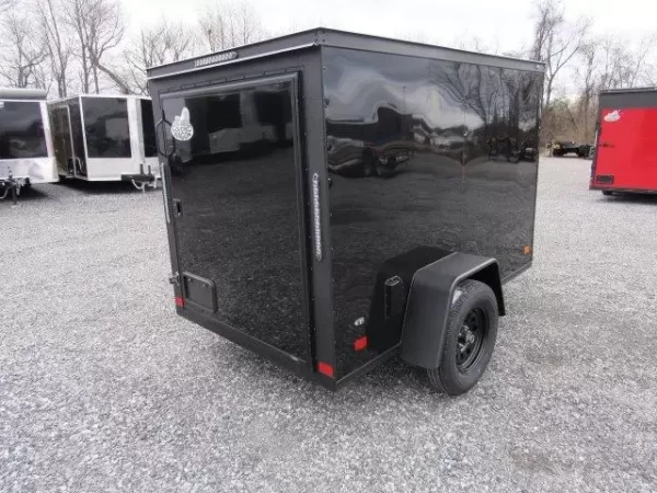 Covered Wagon 5x8 Enclosed Cargo Trailer w Single Rear Door 3 Covered Wagon 5x8 Enclosed Cargo Trailer w Single Rear Door - Image 3