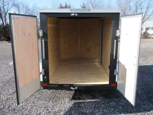 Covered Wagon 5x8 Enclosed Cargo Trailer w Barn Doors 2 Covered Wagon 5x8 Enclosed Cargo Trailer w Barn Doors - Image 2