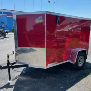Covered Wagon 5x8 Enclosed Cargo Trailer (Single Axle)
