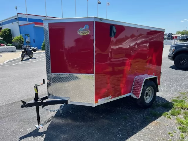 Covered Wagon 5x8 Enclosed Cargo Trailer (Single Axle) 1 Covered Wagon 5x8 Enclosed Cargo Trailer (Single Axle)