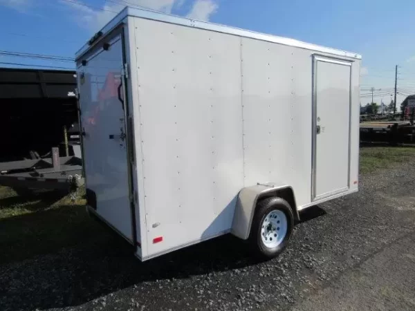 Covered Wagon 6x12 Enclosed Cargo Trailer w Rear Ramp Door 4 Covered Wagon 6x12 Enclosed Cargo Trailer w Rear Ramp Door - Image 4