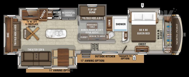2019 Jayco North Point 377RLBH Luxury Fifth Wheel RV 2 2019 Jayco North Point 377RLBH Luxury Fifth Wheel RV - Image 2