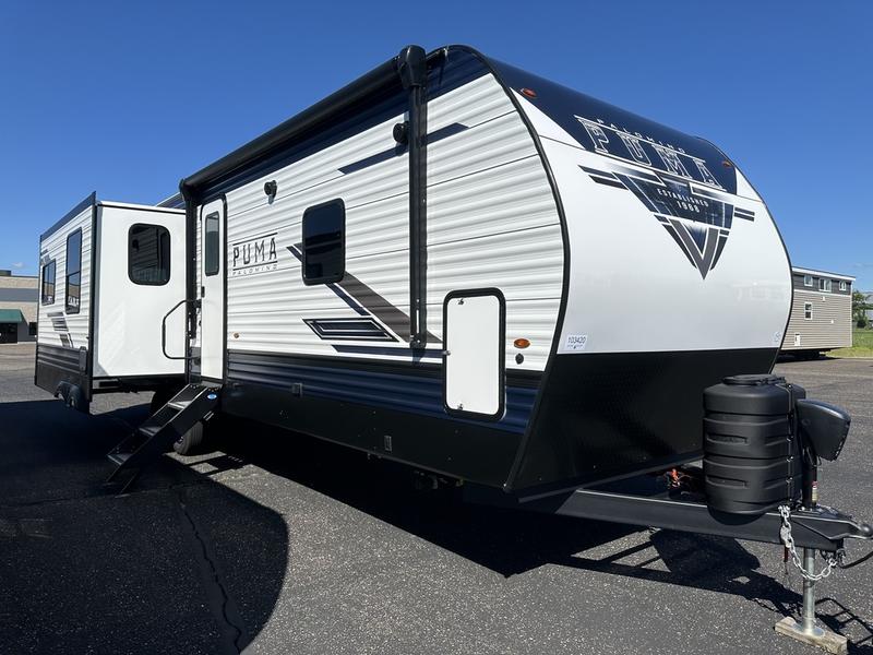 New 2025 Palomino Puma 31RLQS Rear Living Travel Trailer 1 New 2025 Palomino Puma 31RLQS Rear Living Travel Trailer