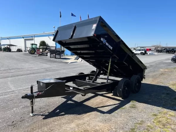 BWise 7x12 Dump Trailer w Combo Gate & Ladder Ramps (10K GVWR) 5 BWise 7x12 Dump Trailer w Combo Gate & Ladder Ramps (10K GVWR) - Image 5