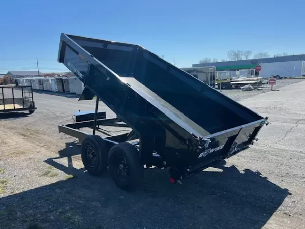 BWise 7x12 Dump Trailer w Combo Gate & Ladder Ramps (10K GVWR) 4 BWise 7x12 Dump Trailer w Combo Gate & Ladder Ramps (10K GVWR) - Image 4