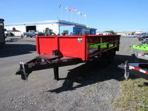 BWise 7x14 Deckover Dump Trailer w Fold Down Sides (14K GVWR) 7 BWise 7x14 Deckover Dump Trailer w Fold Down Sides (14K GVWR) - Image 7