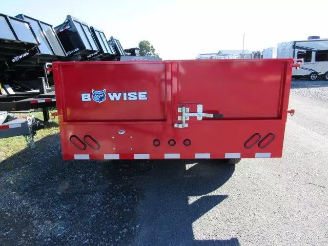 BWise 7x14 Deckover Dump Trailer w Fold Down Sides (14K GVWR) 6 BWise 7x14 Deckover Dump Trailer w Fold Down Sides (14K GVWR) - Image 6