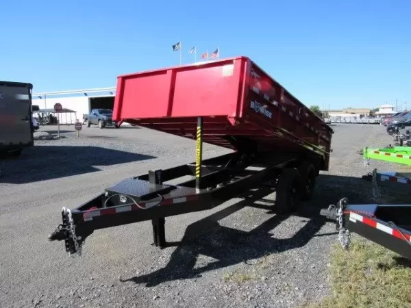 BWise 7x14 Deckover Dump Trailer w Fold Down Sides (14K GVWR) 3 BWise 7x14 Deckover Dump Trailer w Fold Down Sides (14K GVWR) - Image 3