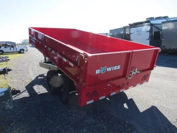 BWise 7x14 Deckover Dump Trailer w Fold Down Sides (14K GVWR) 8 BWise 7x14 Deckover Dump Trailer w Fold Down Sides (14K GVWR) - Image 8