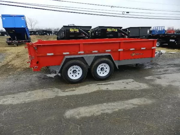 BWise 7x14 Low Profile Dump Trailer w Ramps (14K GVWR) 3 BWise 7x14 Low Profile Dump Trailer w Ramps (14K GVWR) - Image 3