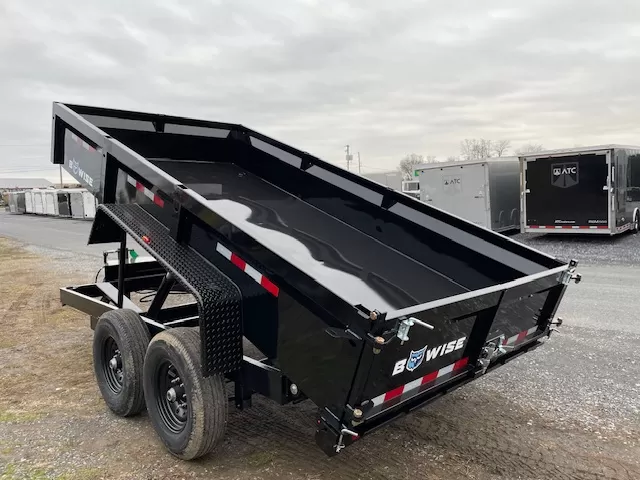 BWise 7x14 Low Profile Dump Trailer w Adjustable Coupler (14K) 2 BWise 7x14 Low Profile Dump Trailer w Adjustable Coupler (14K) - Image 2