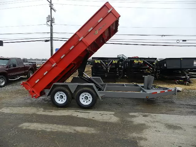 BWise 7x14 Low Profile Dump Trailer w Ramps (14K GVWR) 1 BWise 7x14 Low Profile Dump Trailer w Ramps (14K GVWR)