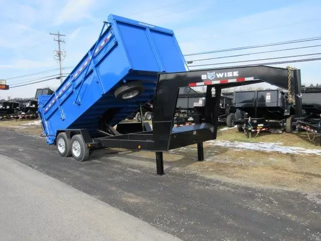 BWise 7x16 Heavy Duty Gooseneck Dump Trailer (21K GVWR) 1 BWise 7x16 Heavy Duty Gooseneck Dump Trailer (21K GVWR)