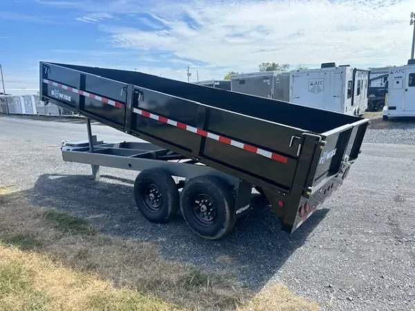 BWise 7x16 Deckover Dump Trailer w/ Fold Down Sides (14K GVWR) 2 BWise 7x16 Deckover Dump Trailer w/ Fold Down Sides (14K GVWR) - Image 2