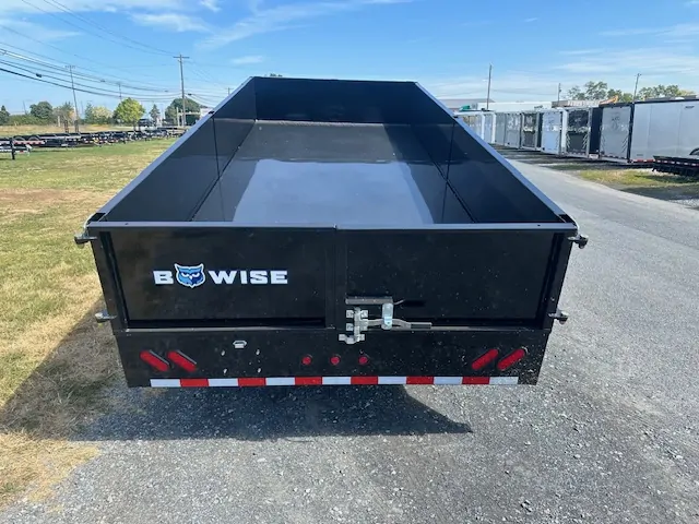 BWise 7x16 Deckover Dump Trailer w/ Fold Down Sides (14K GVWR) 3 BWise 7x16 Deckover Dump Trailer w/ Fold Down Sides (14K GVWR) - Image 3
