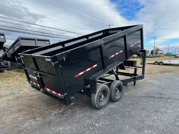 BWise 7x16 Gooseneck High Side Dump Trailer (16K GVWR) 5 BWise 7x16 Gooseneck High Side Dump Trailer (16K GVWR) - Image 5