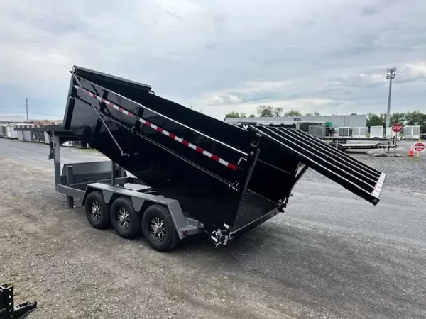 BWise 7x16 Gooseneck Tri-Axle Dump Trailer (21K GVWR) 4 BWise 7x16 Gooseneck Tri-Axle Dump Trailer (21K GVWR) - Image 4