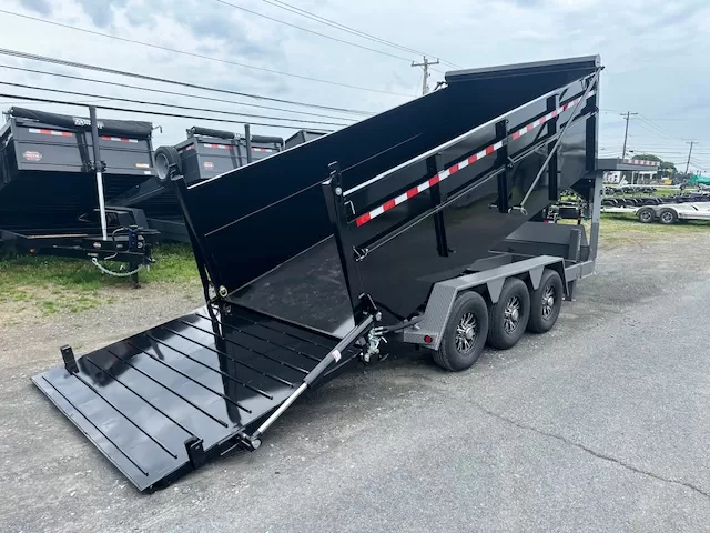 BWise 7x16 Gooseneck Tri-Axle Dump Trailer (21K GVWR) 6 BWise 7x16 Gooseneck Tri-Axle Dump Trailer (21K GVWR) - Image 6