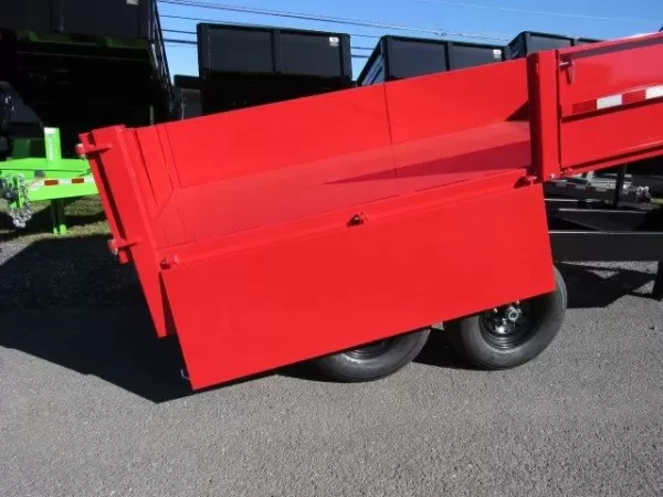 BWise 7x14 Deckover Dump Trailer w Fold Down Sides (14K GVWR) 2 BWise 7x14 Deckover Dump Trailer w Fold Down Sides (14K GVWR) - Image 2