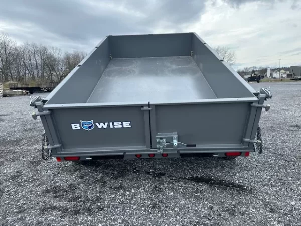 BWise 7x12 Low Profile Dump Trailer w Hydraulic Power Jack (14K) 4 BWise 7x12 Low Profile Dump Trailer w Hydraulic Power Jack (14K) - Image 4