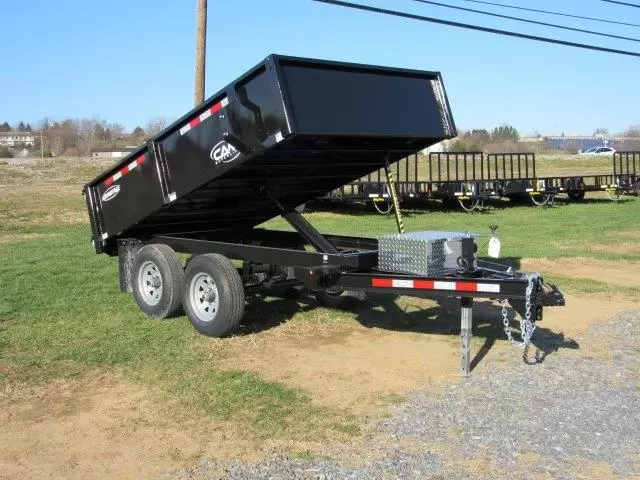 CAM Superline 6x10 Deckover Dump Trailer w Spreader Gate (10K) 1 CAM Superline 6x10 Deckover Dump Trailer w Spreader Gate (10K)