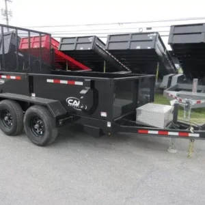 CAM Superline 6x10 Dump Trailer w Landscape Gate (10K GVWR)