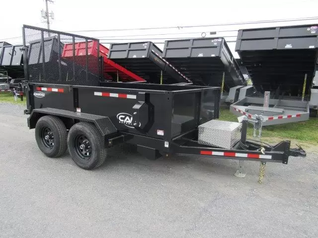 CAM Superline 6x10 Dump Trailer w Landscape Gate (10K GVWR) 1 CAM Superline 6x10 Dump Trailer w Landscape Gate (10K GVWR)