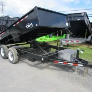 CAM Superline 6x12 Dump Trailer w Landscape Ramp Gate (12K)