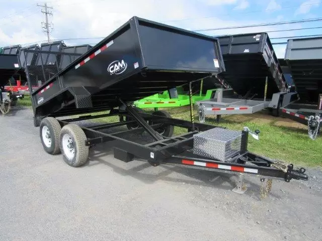 CAM Superline 6x12 Dump Trailer w Landscape Ramp Gate (12K) 1 CAM Superline 6x12 Dump Trailer w Landscape Ramp Gate (12K)