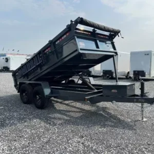 Covered Wagon Prospector 6x12 Dump Trailer w Ramps (10K)